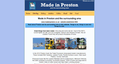Desktop Screenshot of madeinpreston.co.uk