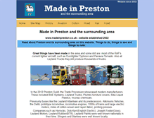 Tablet Screenshot of madeinpreston.co.uk